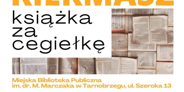 Tarnobrzeg: Kiermasz ,,Książka za cegiełkę”