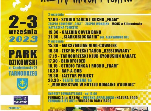 Tarnobrzeg. Drugi Letni Festiwal Muzyki, Tańca i Teatru.