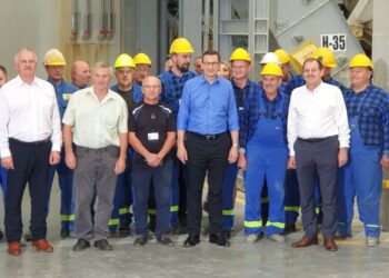 Tarnobrzeg. Premier Mateusz Morawiecki z wizytą w „Siarkopolu”.