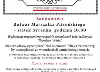 Sandomierz: „Narodowe Czytanie” na bulwarze