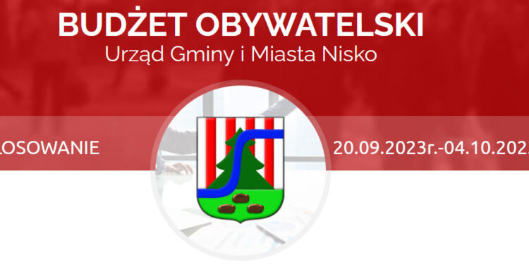Nisko: Mieszkańcy mogą głosować nad pomysłami do budżetu obywatelskiego