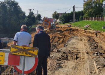 Mielec:  Praca przy osuwiskach…