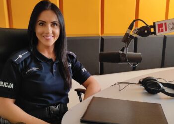 Bernadetta  Krawczyk z Komendy Powiatowej Policji w Mielcu