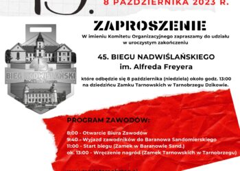Tarnobrzeg:  45 Bieg Nadwiślański im. Alfreda Freyera 7-8 października