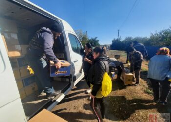 Tarnobrzeg, region. Myśliwi z pomocą dla Ukrainy. Dwunasta misja humanitarna