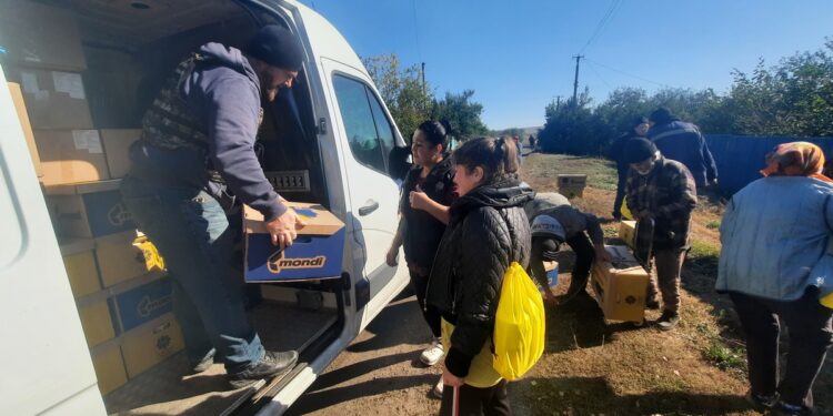 Tarnobrzeg, region. Myśliwi z pomocą dla Ukrainy. Dwunasta misja humanitarna