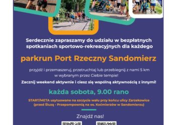 Sandomierz: Nowa inicjatywa dla aktywnych – parkrun Port Rzeczny Sandomierz