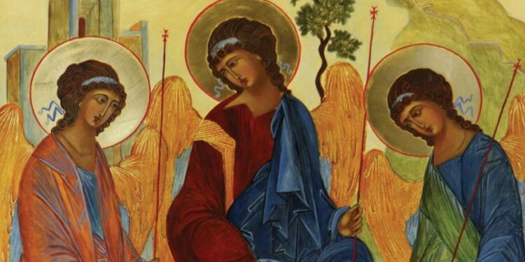 Elżbieta Długosz z wystawą ikon w Mielcu.