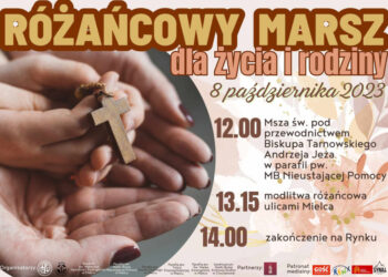 Mielec:  Różańcowy Diecezjalny Marsz dla Życia i Rodziny