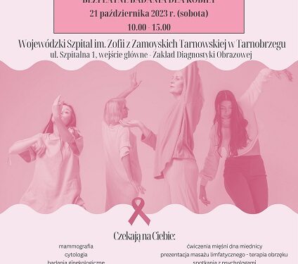 Tarnobrzeg. Zdrowie jest kobietą! Akcja profilaktyczna w szpitalu