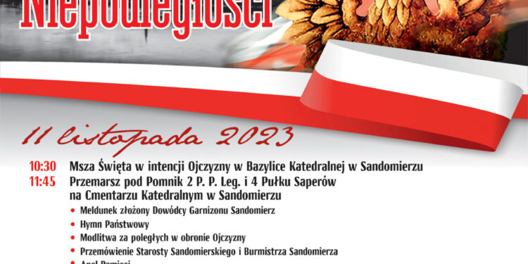 Sandomierz: Wielkie świętowanie 11 listopada.
