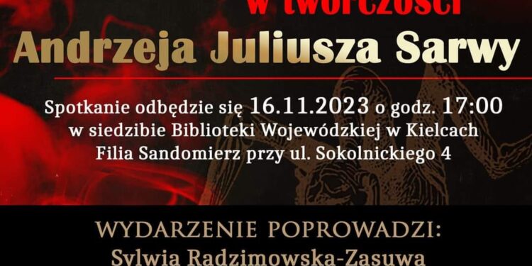 Sandomierz: Zjawy i upiory bohaterami spotkania z pisarzem Andrzejem Sarwą.