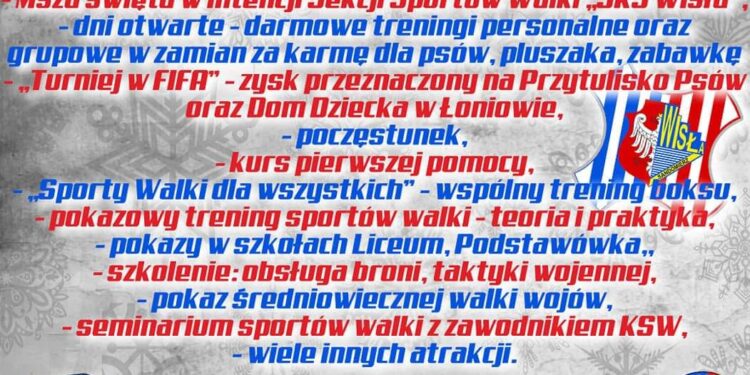 Sandomierz: Pierwsze urodziny Klubu Sportowego 'Stowarzyszenia Sportów Walki – SKS Wisła’.