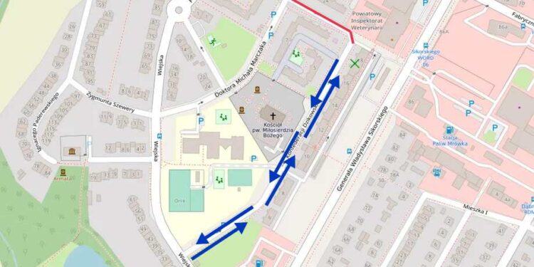 Tarnobrzeg. Do 17 listopada przedłużono czasową organizację ruchu na Konfederacji Dzikowskiej