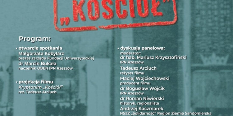 Stalowa Wola: W środę przedpremierowy pokaz filmu Kryptonim KOŚCIÓŁ