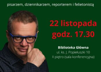 Stalowa Wola: W MBP spotkanie z Marcinem Mellerem