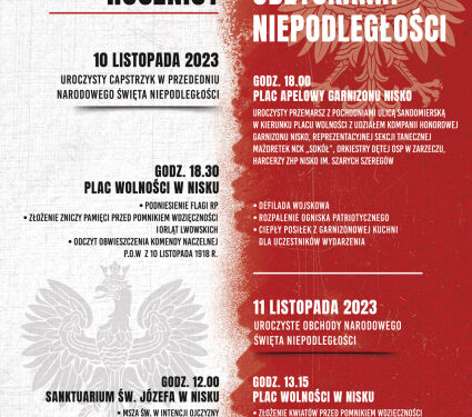 Nisko: Obchody święta niepodległości rozpocznie capstrzyk
