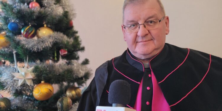 Sandomierz: Życzenia krajowego duszpasterza rzemiosła ks. Krzysztofa Rusieckiego.