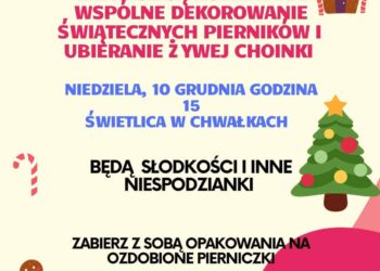 Chwałki: Będzie słodko i świątecznie.