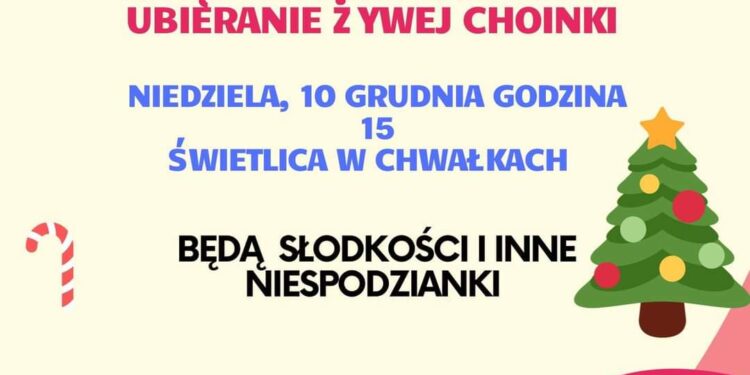 Chwałki: Będzie słodko i świątecznie.