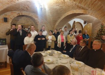 Tarnobrzeg. Spotkanie wigilijne Koła Stowarzyszenia na Rzecz Osób z Niepełnosprawnością Intelektualną.