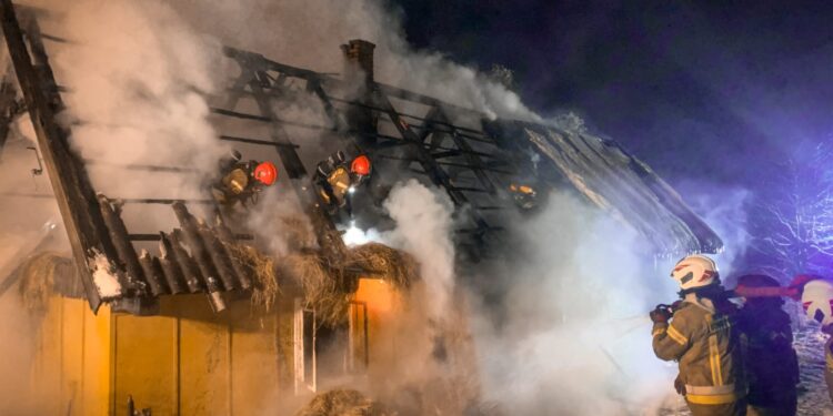 Podkarpacie: Śmiertelna ofiara pożaru.