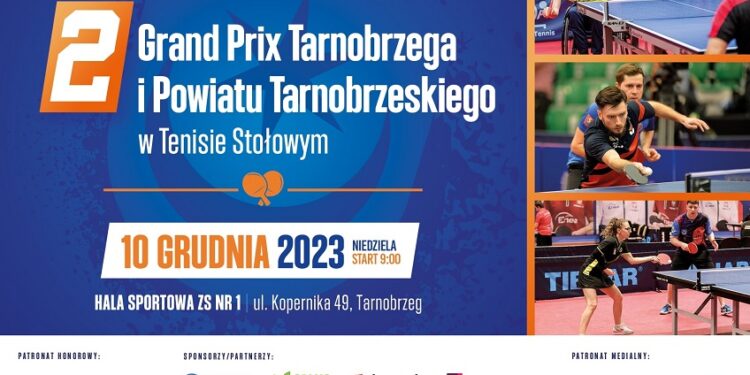 Tarnobrzeg. Drugie Grand Prix Tarnobrzega i Powiatu Tarnobrzeskiego w Tenisie Stołowym