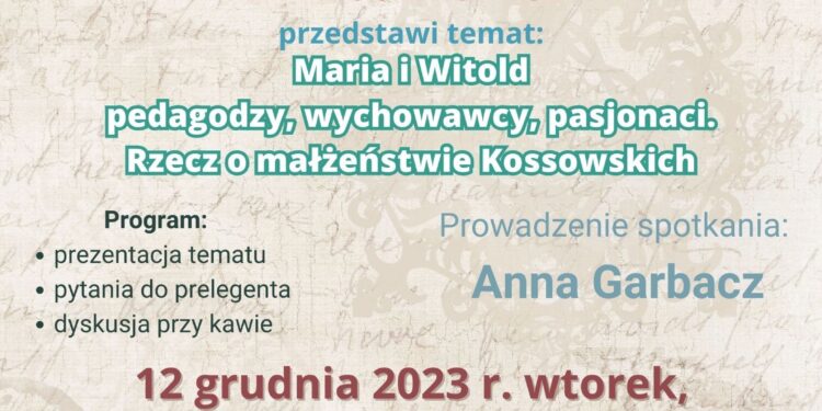 Stalowa Wola: Dziś w kafejce o Witoldzie, Marii i tajnym nauczaniu