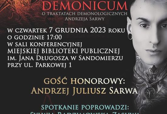 Sandomierz: „Sandomiria Demonicum” – spotkanie autorskie z Tomaszem Miłowickim.