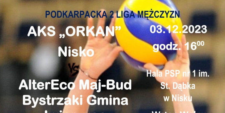 Nisko: W niedzielę siatkarskich emocji dostarczy Orkan