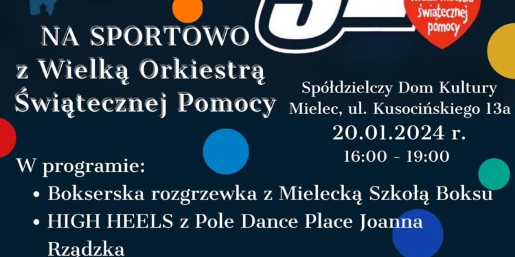 Mielec: Startujemy sportowo w ramach WOŚP