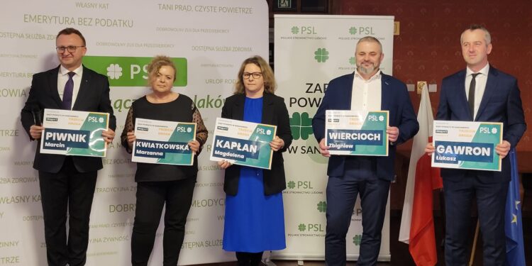 Sandomierz: Prezentacja kandydatów do samorządów z listy KWW Trzecia Droga – PSL.