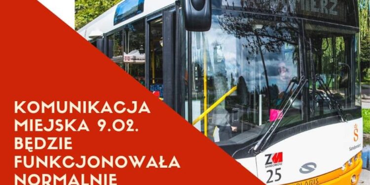 Sandomierz: Dodatkowe kursy autobusowe podczas protestu rolników.