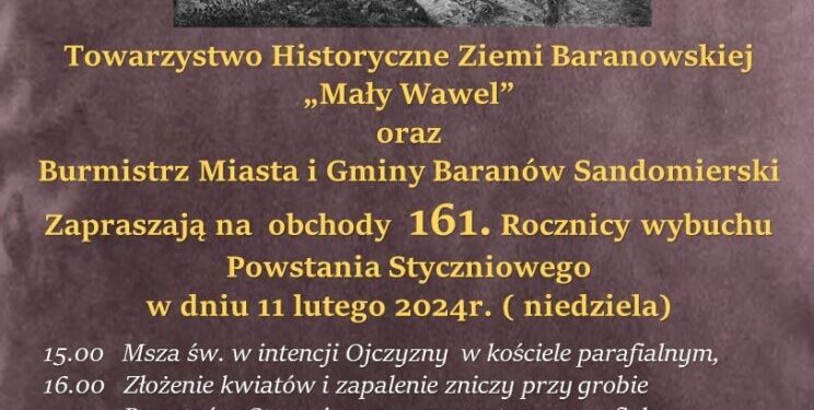 Region: Obchody 161 Rocznicy wybuchu Powstania Styczniowego