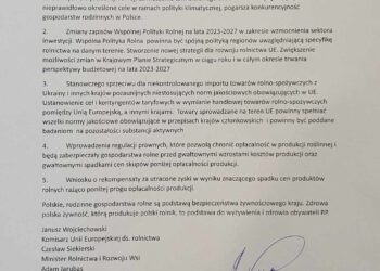 Sandomierz: Powiat wspiera protestujących rolników.