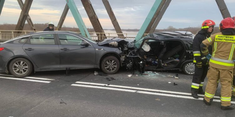 Nagnajów: Wypadek na moście !