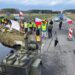 Baranów Sandomierski. Rolnicy wciąż protestują w Durdach