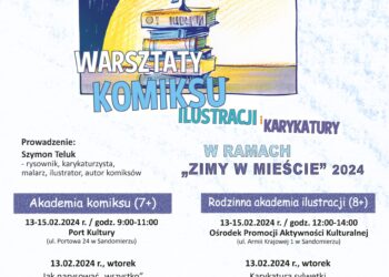 Sandomierz: Warsztaty komiksu, ilustracji i karykatury.