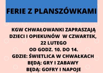 Chwałki: Ferie z planszówkami u Chwałowianek.
