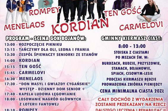 Bojanów: W tę niedzielę kiermasz ciast i piknik charytatywny dla Oli, Leona i Frania