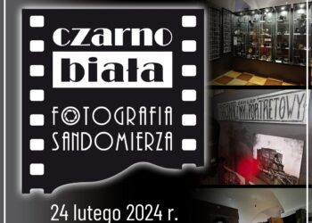 Sandomierz: Wernisaż wystawy „Czarno-biała fotografia Sandomierza” Piotra Kusala.