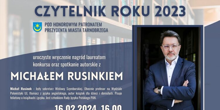 Tarnobrzeg. Uroczyste wręczenie nagród i spotkanie z Michałem Rusinkiem