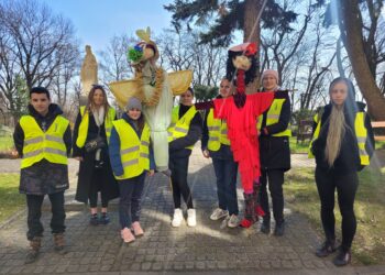 Sandomierz: Przywitali wiosnę „Biegiem z marzanną”.