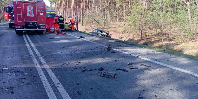 Tarnobrzeg/Grębów: Poważny wypadek na drodze wojewódzkiej nr 871