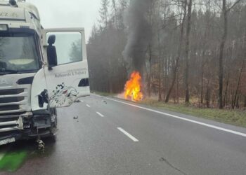 Tarnowska Wola: Po tragicznym wypadku zablokowana DK 9