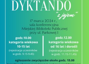 Sandomierz: Trwają zgłoszenie do IV Sandomierskiego Dyktanda „z jajem”.