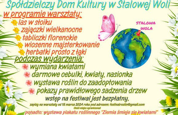 Stalowa Wola: W sobotę festiwal kwiatów
