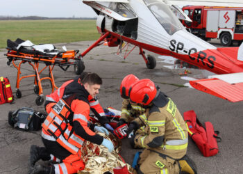 Turbia: Zderzenie dwóch samolotów i sprawna akcja ratownicza w ramach ćwiczeń.