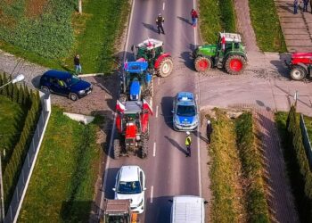 Mielec: Protesty rolników.