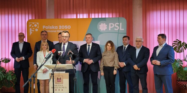 Sandomierz: PSL Trzecia Droga zaprezentowało kandydatów do Sejmiku Województwa Świętokrzyskiego
